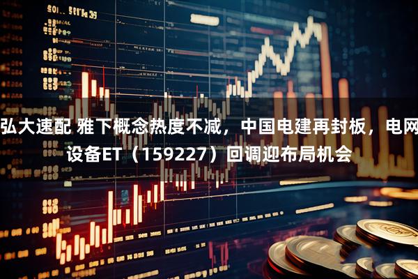弘大速配 雅下概念热度不减，中国电建再封板，电网设备ET（159227）回调迎布局机会
